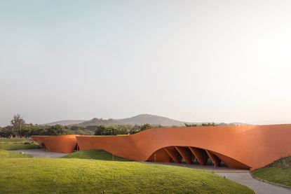 Hampi Art Labs terracotta exterior